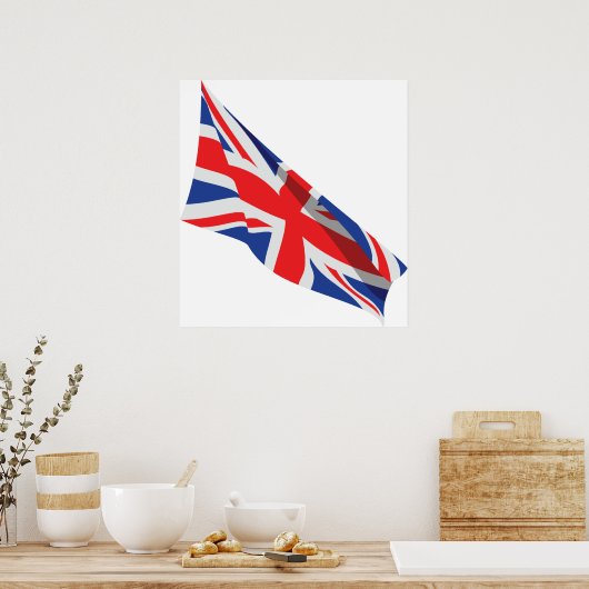 Poster Drapeau Royaume-Uni/Union Jack (Cuisine)