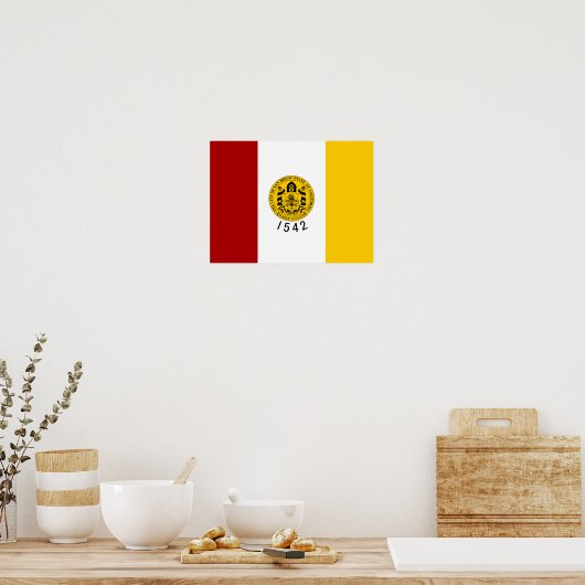 Poster Drapeau San Diego (Cuisine)
