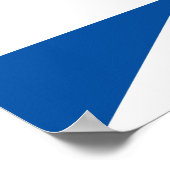 Poster drapeau serbie croatie pays demi symbole (Coin)