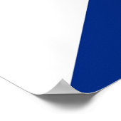 Poster Drapeau Sint Maarten (Coin)