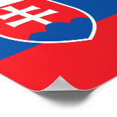 Poster Drapeau Slovaquie (Coin)