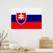 Poster Drapeau Slovaquie (Cuisine)