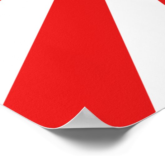 Poster Drapeau solaire émergent (Coin)