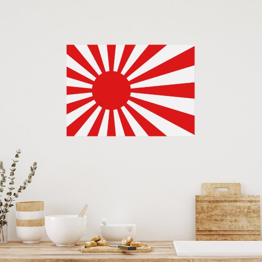 Poster Drapeau solaire émergent (Cuisine)