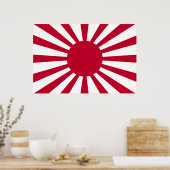 Poster Drapeau solaire japonais (Cuisine)