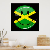 Poster Drapeau souriant jamaïcain (Cuisine)