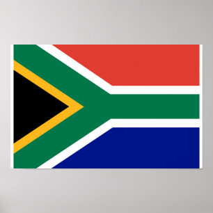 Poster drapeau sud-africain