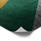 Poster Drapeau sud-africain (Coin)