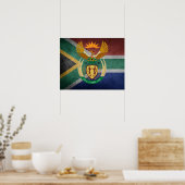 Poster Drapeau sud-africain (Cuisine)