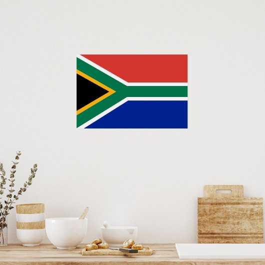 Poster drapeau sud-africain (Cuisine)