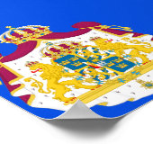 Poster Drapeau suédois (Coin)