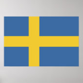 Poster Drapeau suédois (Devant)