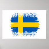 Poster Drapeau suédois (Devant)