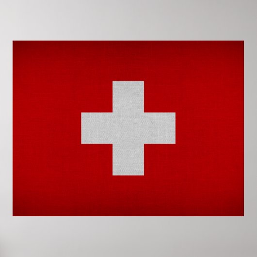 Poster Drapeau suisse (Devant)