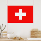 Poster Drapeau Suisse (Cuisine)