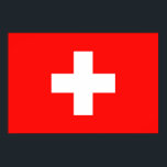 Poster Drapeau Suisse<br><div class="desc">Drapeau de la Suisse: "Unus pro omnibus,  omnes pro uno" → Un pour tous,  tous pour un!</div>