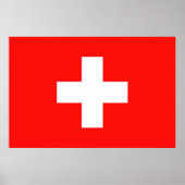 Poster Drapeau Suisse (Devant)