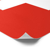 Poster Drapeau suisse (Coin)