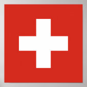 Poster Drapeau suisse (Devant)