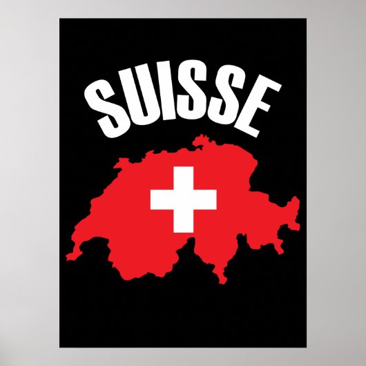 Poster Drapeau suisse (Devant)