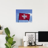 Poster Drapeau suisse RF) (Bureau à domicile)