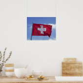 Poster Drapeau suisse RF) (Cuisine)