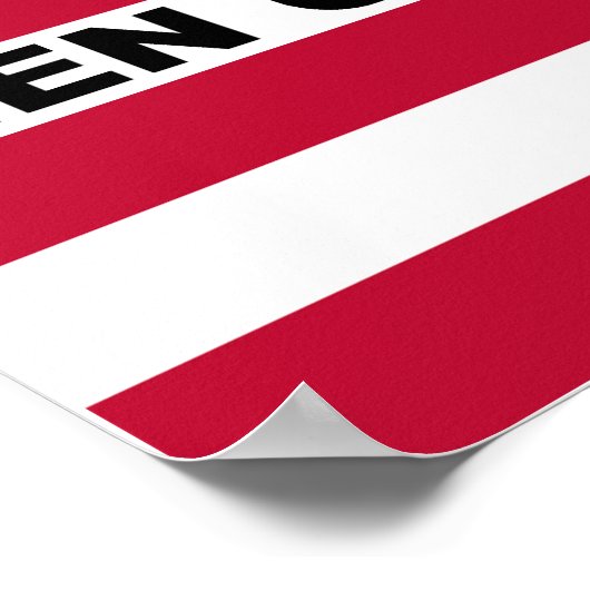 Poster Drapeau symbolique de l'atoll de Bikini Islanders  (Coin)