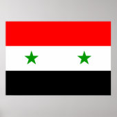 Poster Drapeau Syrie (Devant)
