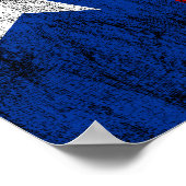 Poster drapeau texas (Coin)