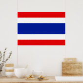 Poster Drapeau Thaïlande (Cuisine)
