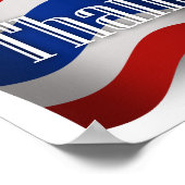 Poster Drapeau Thaïlande (Coin)