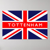 Poster Drapeau tottenham (Devant)