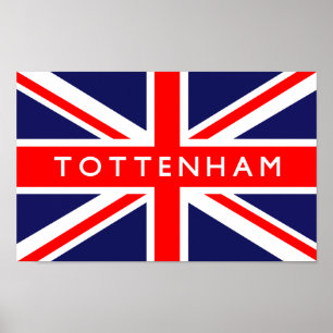 Poster Drapeau tottenham