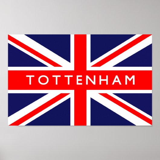 Poster Drapeau tottenham (Devant)