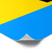 Poster Drapeau transexuel (Coin)