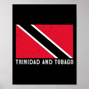 Poster Drapeau Tricolore Patriotique Trinidad Et Tobygo