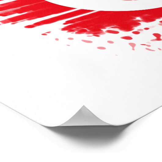 Poster Drapeau turc (Coin)