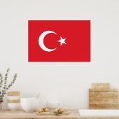 Poster Drapeau turc (Cuisine)