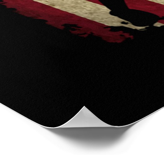 Poster Drapeau Tween Girls Softball Stuff USA (Coin)