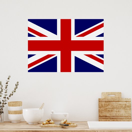 Poster Drapeau Uk (Cuisine)