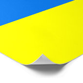 Poster Drapeau Ukraine (Coin)