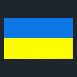 Poster Drapeau Ukraine<br><div class="desc">Affiche du drapeau ukrainien</div>