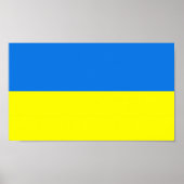 Poster Drapeau Ukraine (Devant)