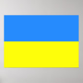 Poster Drapeau Ukraine (Devant)