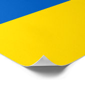 Poster Drapeau Ukraine (Coin)