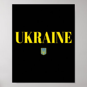 Poster Drapeau Ukraine Hommes Femmes Enfants Ukraine 3