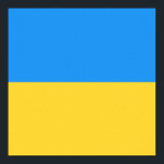 Poster Drapeau ukrainien<br><div class="desc">drapeau ukrainien,  soutien Ukraine bleu et jaune combat ukrainien</div>