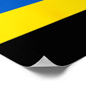 Poster Drapeau ukrainien d'Ukraine 1 (Coin)