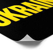 Poster Drapeau ukrainien d'Ukraine 2 (Coin)