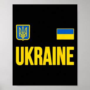 Poster Drapeau ukrainien d'Ukraine 2